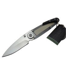 Modern Katlanır Çakı - 18 cm Metal Saplı, Çok Amaçlı