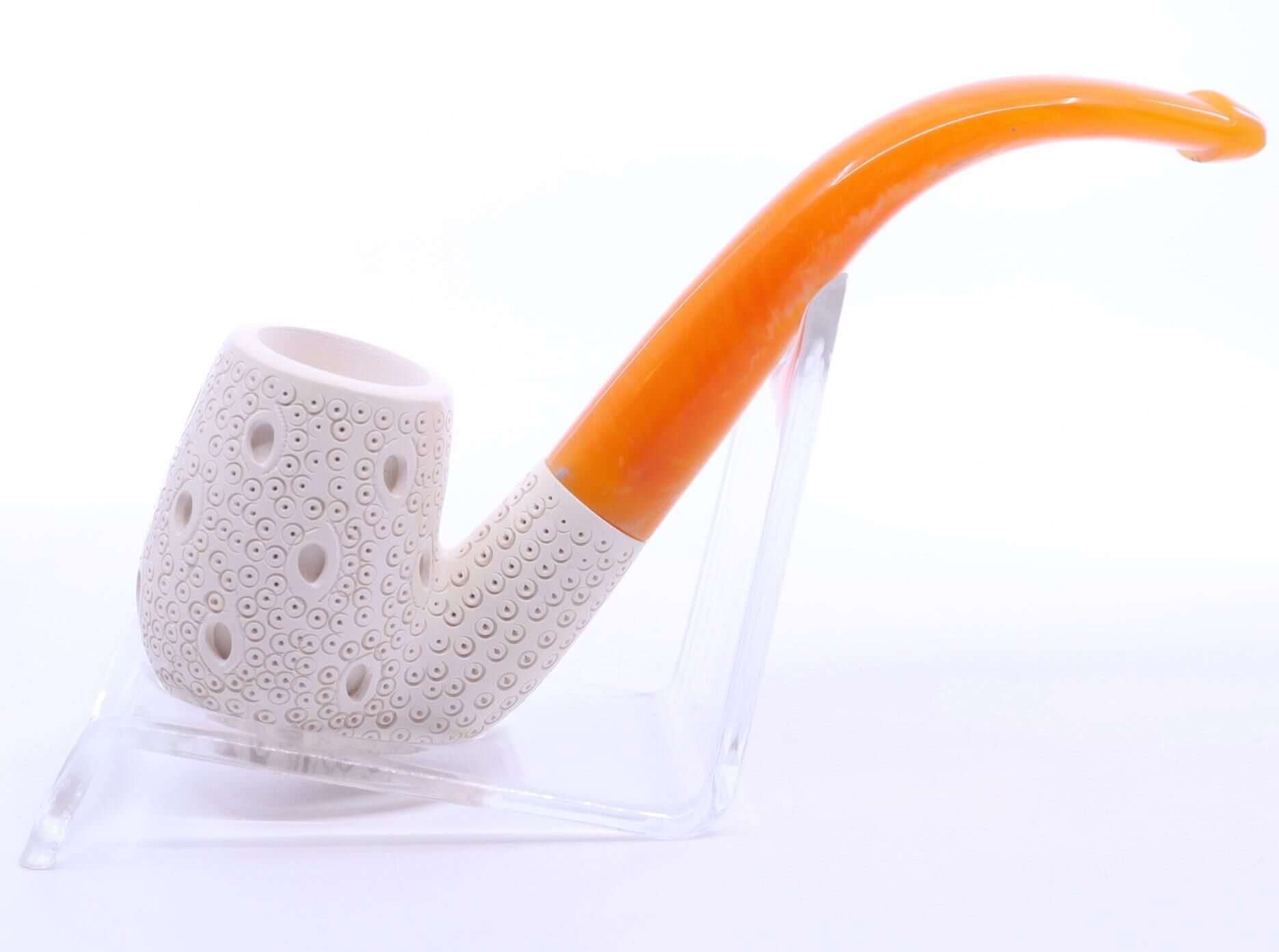 Lületaşı Pipo / Doğal Lületaşı El Yapımı Özel Kutulu 04