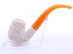 Lületaşı Pipo / Doğal Lületaşı El Yapımı Özel Kutulu 04