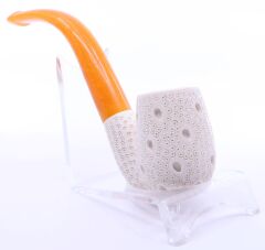 Lületaşı Pipo / Doğal Lületaşı El Yapımı Özel Kutulu 04