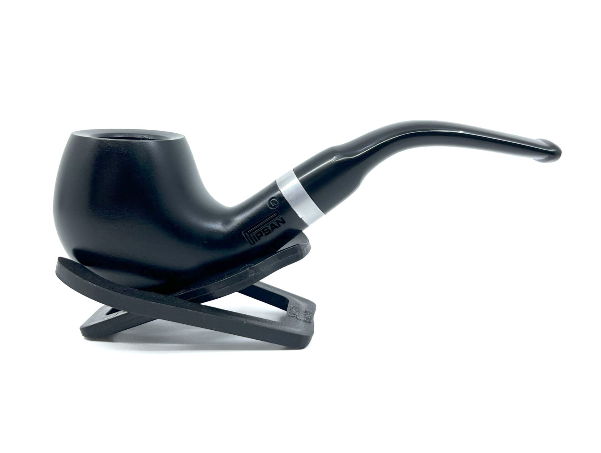 Pipsan Bent Apple 9 mm Filtreli Pipo - Siyah 2417