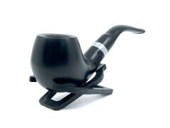 Pipsan Bent Apple 9 mm Filtreli Pipo - Siyah 2417