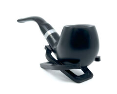 Pipsan Bent Apple 9 mm Filtreli Pipo - Siyah 2417