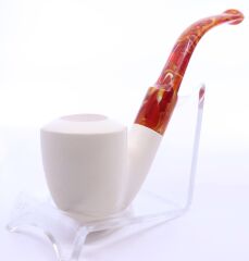 Lületaşı Pipo / Doğal Lületaşı El Yapımı Özel Kutulu 05