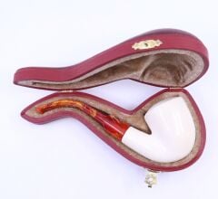 Lületaşı Pipo / Doğal Lületaşı El Yapımı Özel Kutulu 05