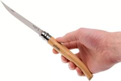 Opinel Inox 12 No Kayın Saplı Fileto Paslanmaz Çelik Çakı