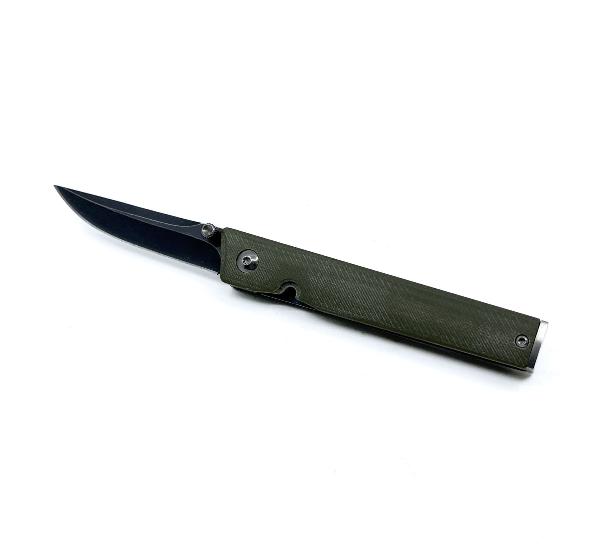 Taktik Serisi İnce Katlanır Çakı - Haki Kompozit Sap