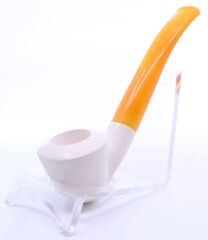 Lületaşı Pipo / Doğal Lületaşı El Yapımı Özel Kutulu 07