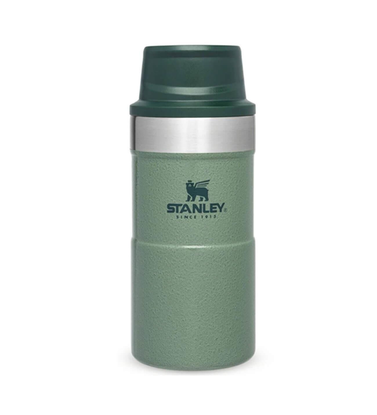 İnce Gövde Classic Trigger-Action Travel Mug 0,25 Litre(8,5 Oz) - Stanley Klasik Tek El Termos Bardak - Hammertone Green