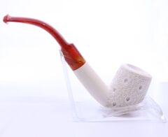 Lületaşı Pipo / Doğal Lületaşı El Yapımı Özel Kutulu 08