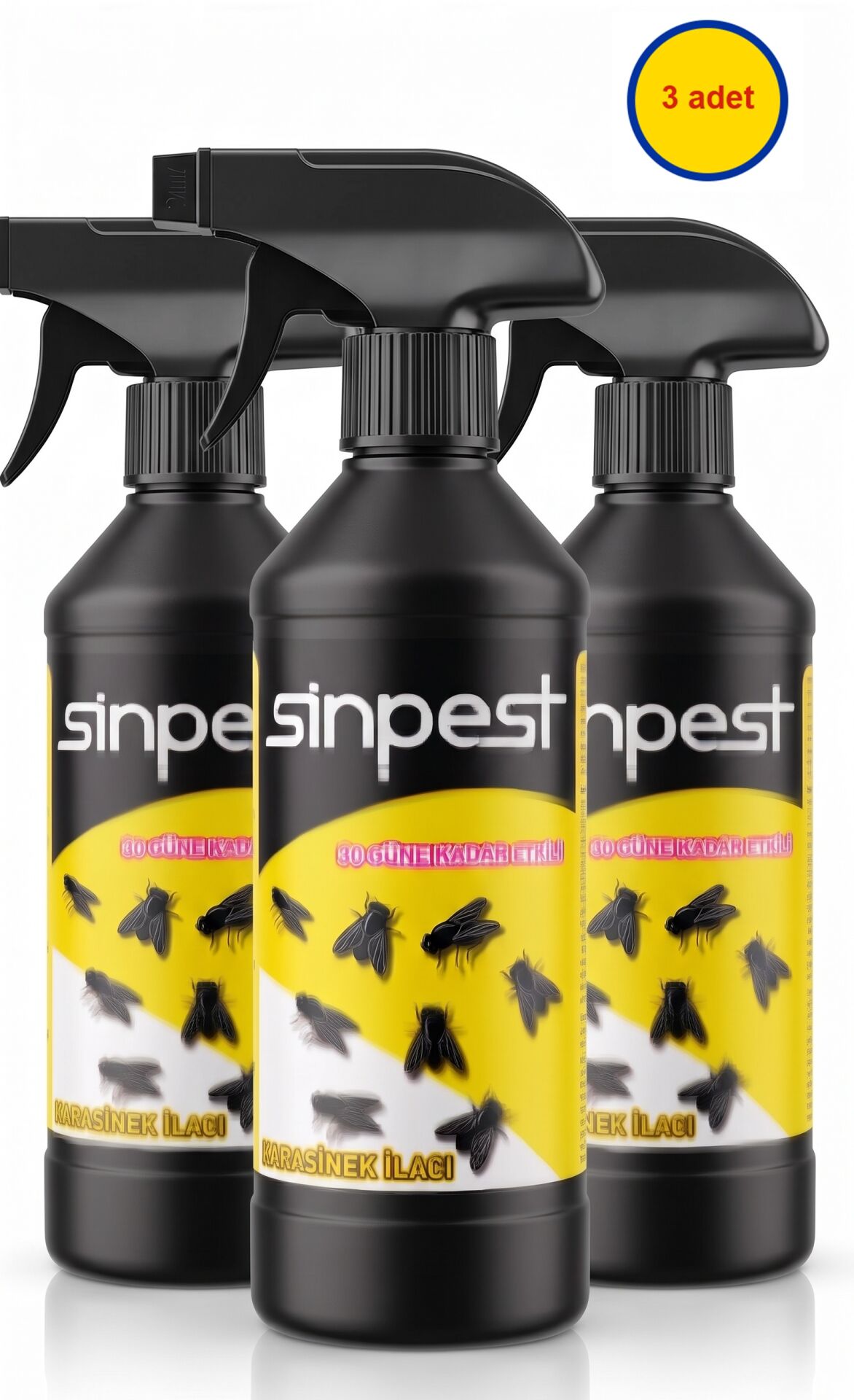 Sinpest Karasinek ve Haşere İlacı 500 ML (3 ADET)