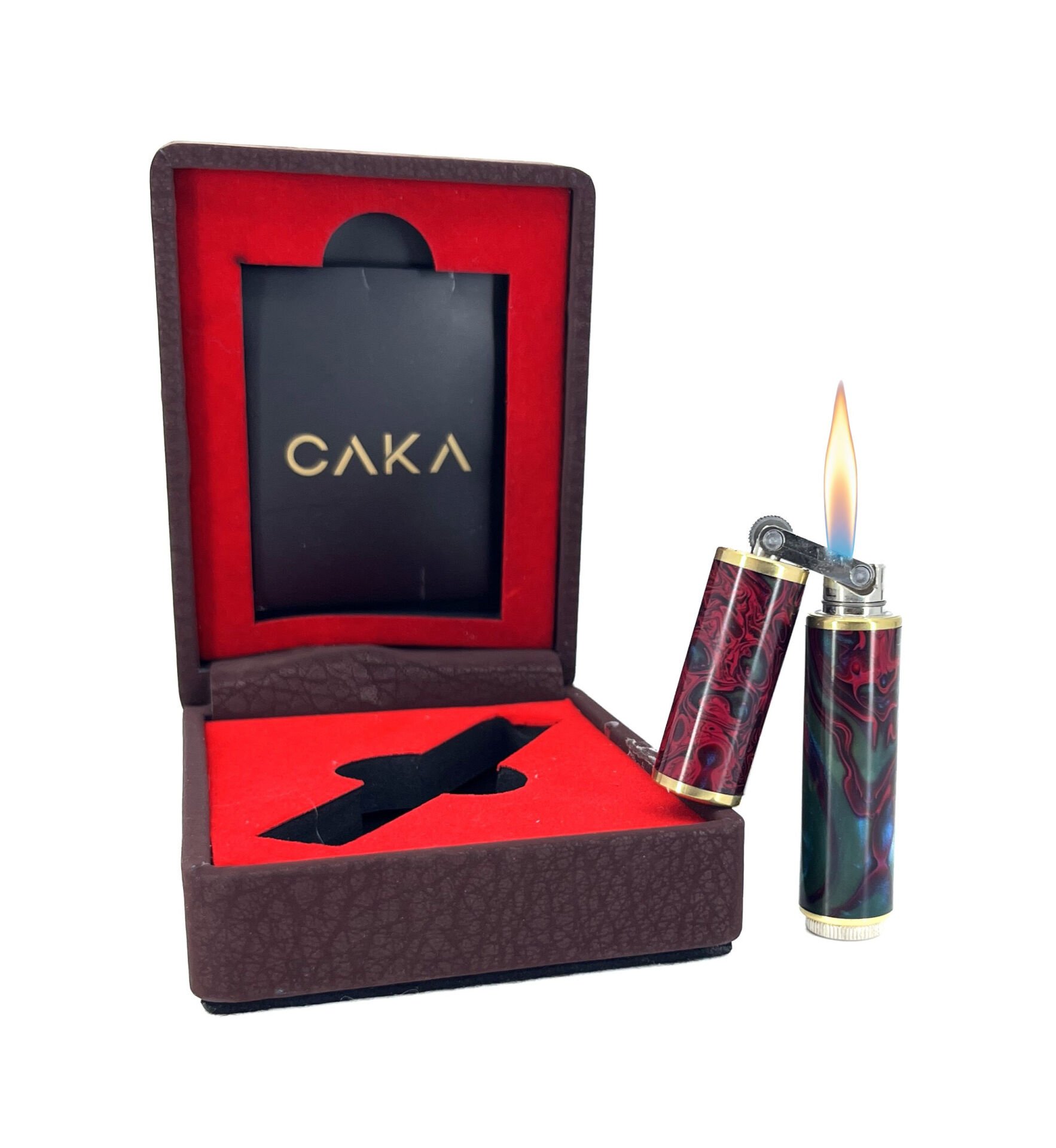 Caka Harmony Ortadan Kırılan Benzinli Gemici (Muhtar) Çakmağı - Rex Kırmızı Yeşil