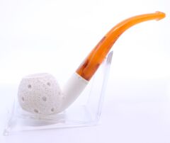 Lületaşı Pipo / Doğal Lületaşı El Yapımı Özel Kutulu 09