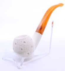 Lületaşı Pipo / Doğal Lületaşı El Yapımı Özel Kutulu 09