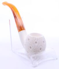 Lületaşı Pipo / Doğal Lületaşı El Yapımı Özel Kutulu 09