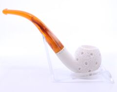 Lületaşı Pipo / Doğal Lületaşı El Yapımı Özel Kutulu 09