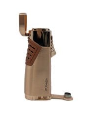 Parmida Lüks Beşli Puro Seti - Puro Kılıfı, Çakmak, Kesici, Küllük, Sehpa