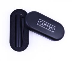 Clipper Özel Kutusunda Metal Çakmak - Siyah