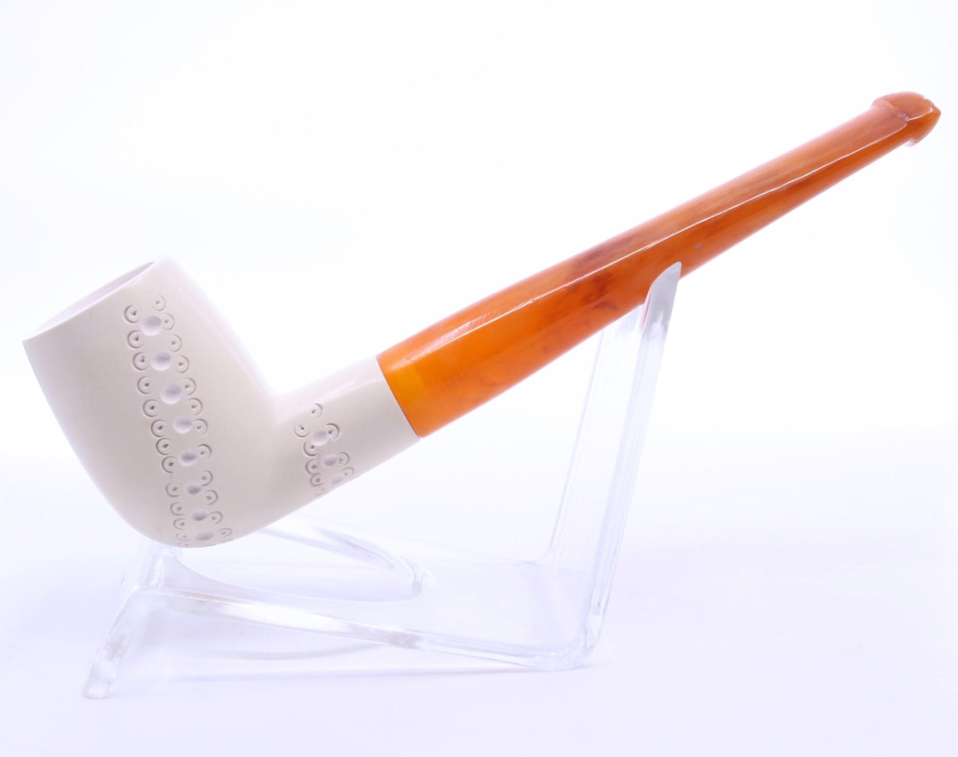 Lületaşı Pipo / Doğal Lületaşı El Yapımı Özel Kutulu 010