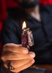 Caka Odkka Phantom El Yapımı Ortadan Kırılan Benzinli Gemici (Muhtar) Çakmağı - Pirinç