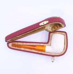 Lületaşı Pipo / Doğal Lületaşı El Yapımı Özel Kutulu 011