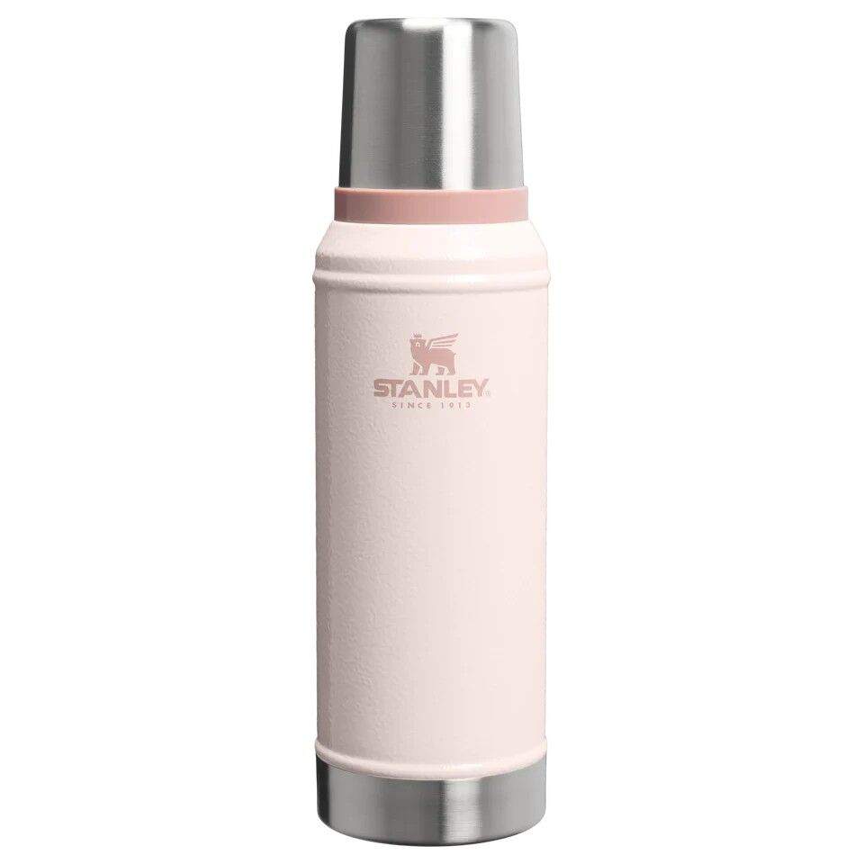 Stanley Klasik Vakumlu Paslanmaz Çelik Termos 0,94 Lt (1.0 QT) - Hammertone Rose Quartz
