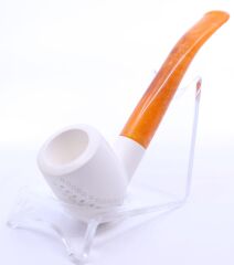 Lületaşı Pipo / Doğal Lületaşı El Yapımı Özel Kutulu 012