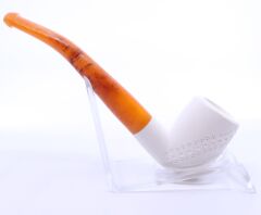 Lületaşı Pipo / Doğal Lületaşı El Yapımı Özel Kutulu 012