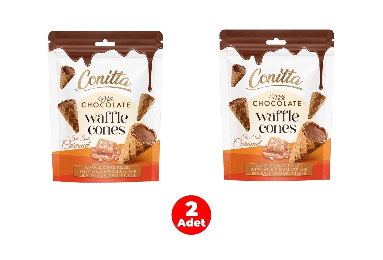 Conitta Deniz Tuzlu Karamel Dolgulu Gofret 80 Gr. (2 ADET)