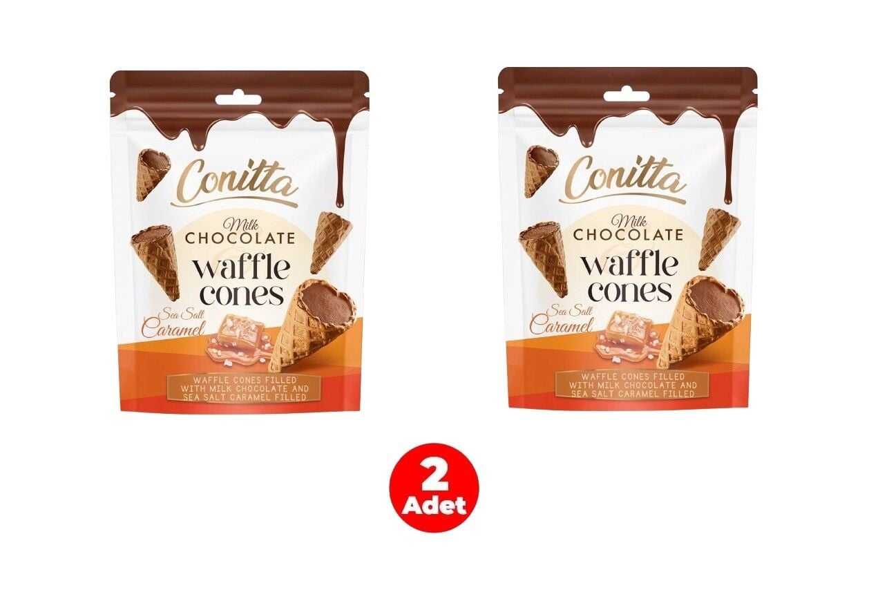 Conitta Deniz Tuzlu Karamel Dolgulu Gofret 80 Gr. (2 ADET)