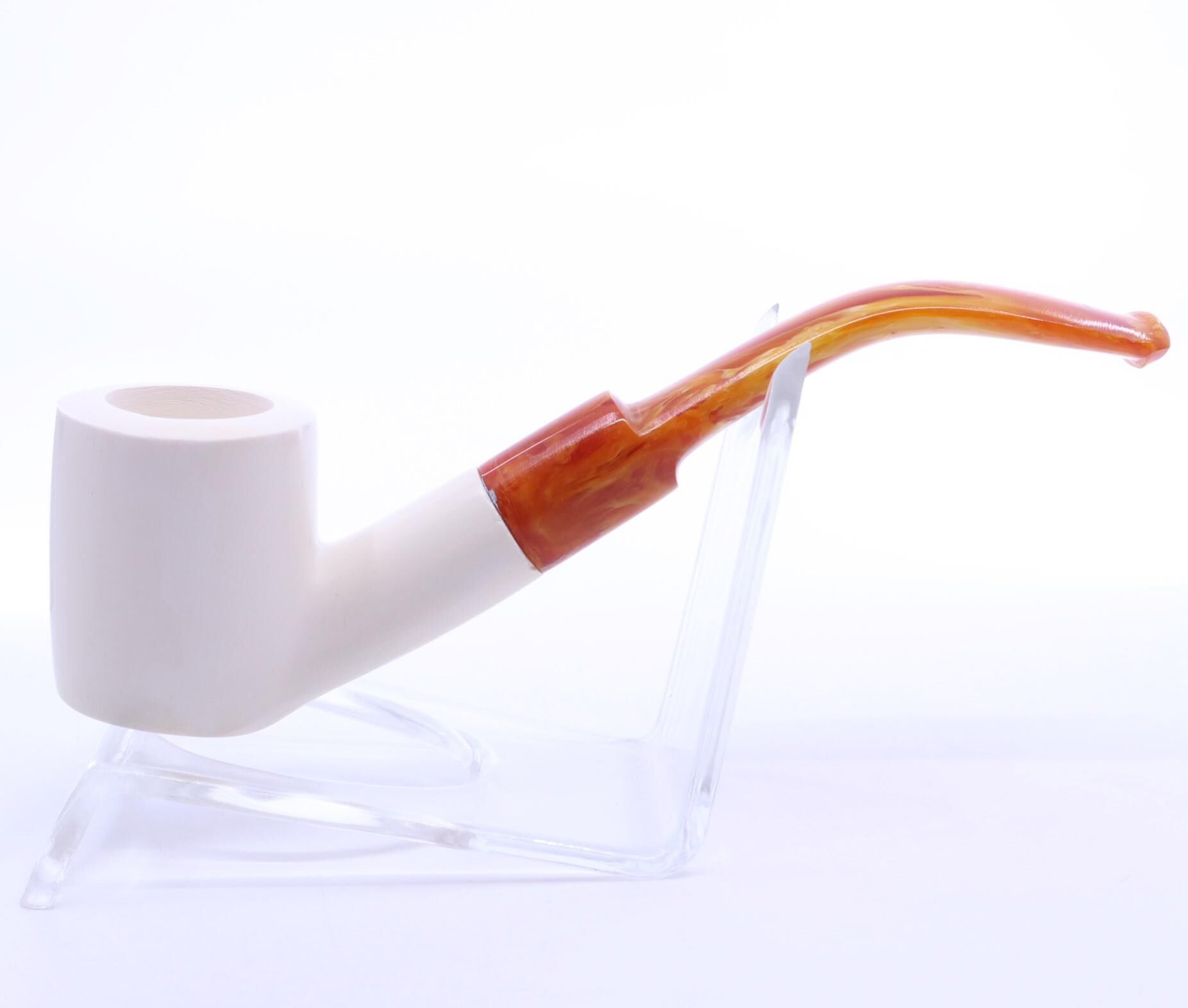 Lületaşı Pipo / Doğal Lületaşı El Yapımı Özel Kutulu 013