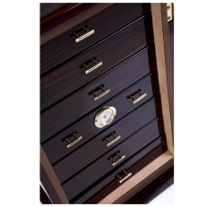 Parmida Humidor / Yedi Çekmeceli Puro Saklama Kutusu - Kahverengi 0185