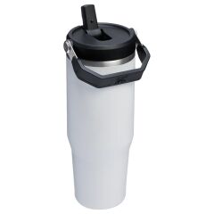 Stanley The IceFlow Flip Straw Pipetli Termos Bardak 0,89 LT (30 OZ) - Chalk