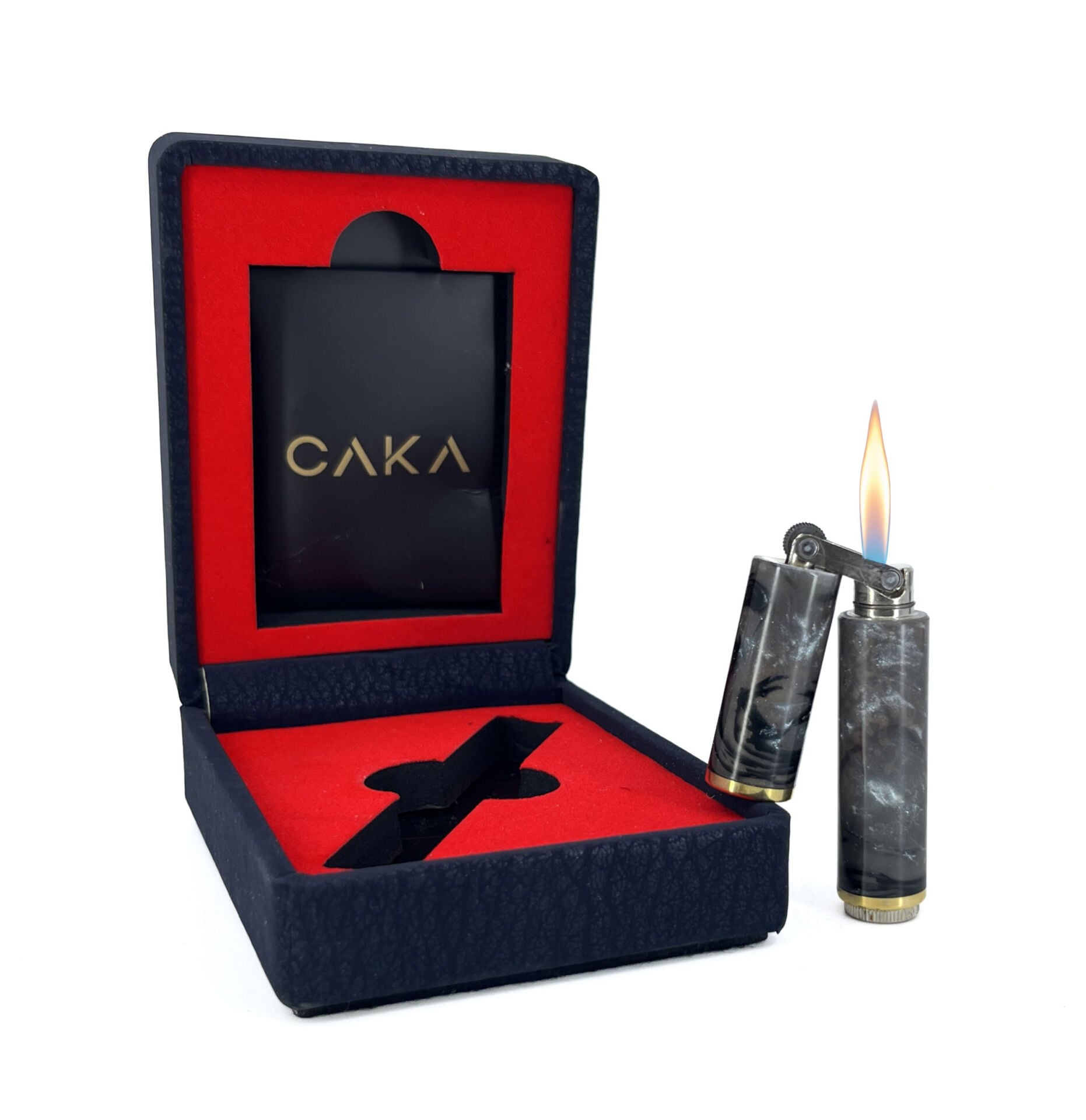 Caka Harmony Ortadan Kırılan Benzinli Gemici (Muhtar) Çakmağı - Gri