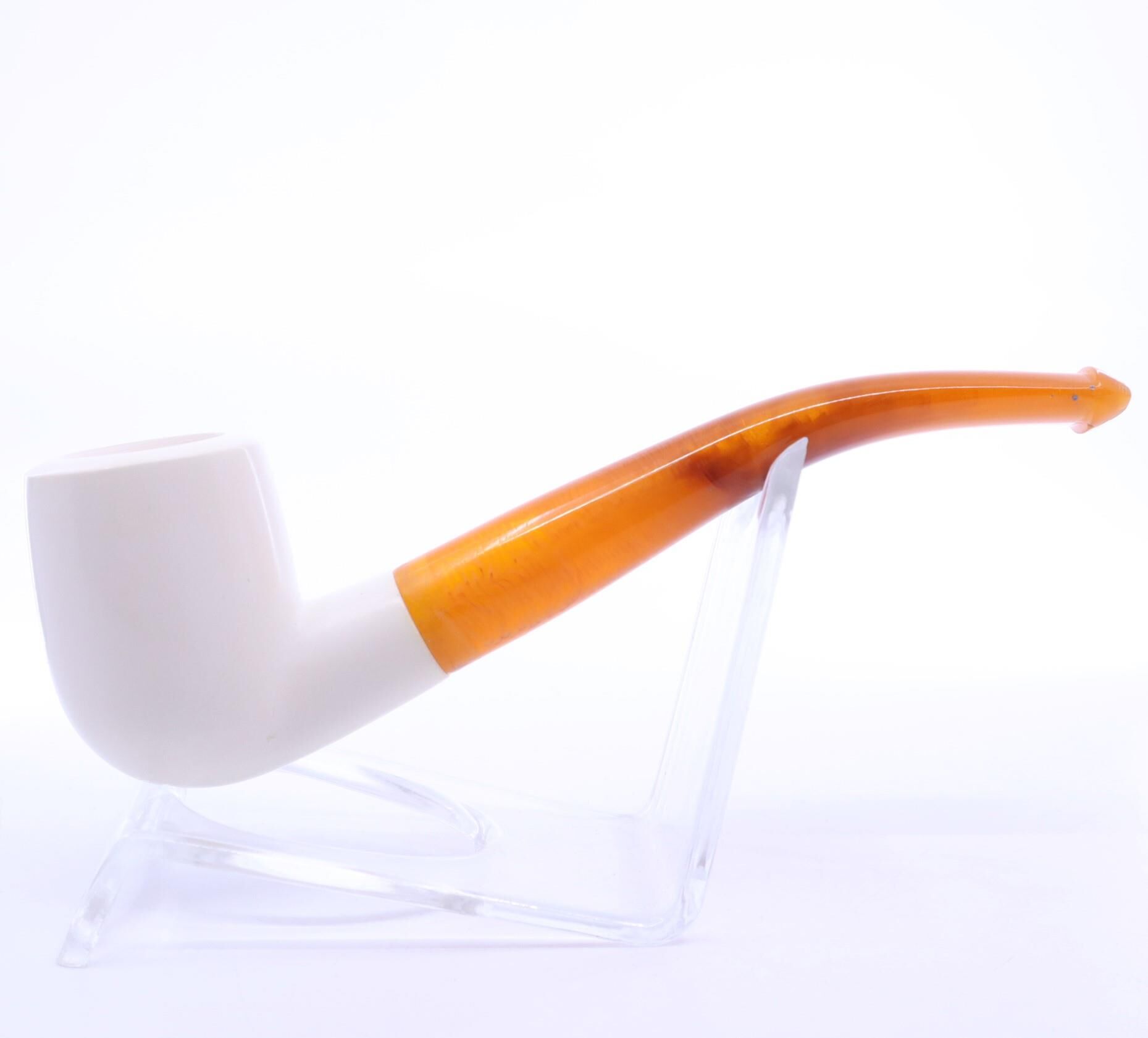 Lületaşı Pipo / Doğal Lületaşı El Yapımı Özel Kutulu 014