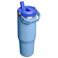 Stanley The IceFlow Flip Straw Pipetli Termos Bardak 0,89 LT (30 OZ) - Blue Sky