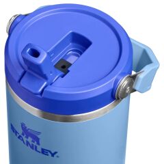 Stanley The IceFlow Flip Straw Pipetli Termos Bardak 0,89 LT (30 OZ) - Blue Sky