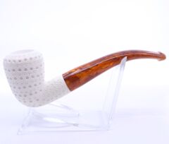 Lületaşı Pipo / Doğal Lületaşı El Yapımı Özel Kutulu 015