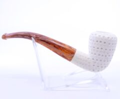 Lületaşı Pipo / Doğal Lületaşı El Yapımı Özel Kutulu 015