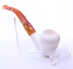 Lületaşı Pipo / Doğal Lületaşı El Yapımı Özel Kutulu 016