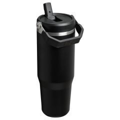 Stanley The IceFlow Flip Straw Pipetli Termos Bardak 0,89 LT (30 OZ) - Black 2.0