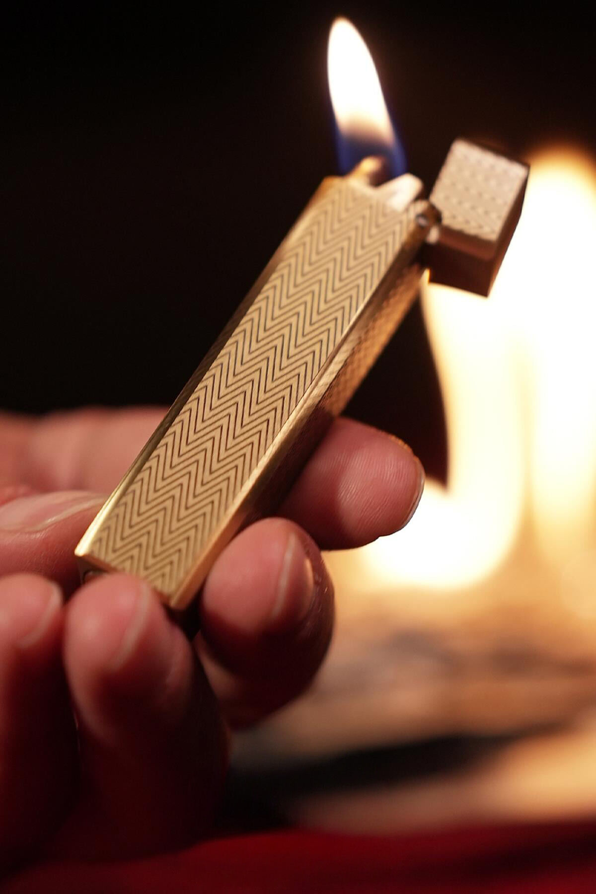 Caka Petra Serisi Benzinli Pirinç Çakmak - Petra Gold