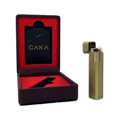 Caka Petra Serisi Benzinli Pirinç Çakmak - Petra Gold