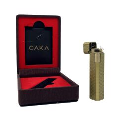 Caka Petra Serisi Benzinli Pirinç Çakmak - Petra Gold