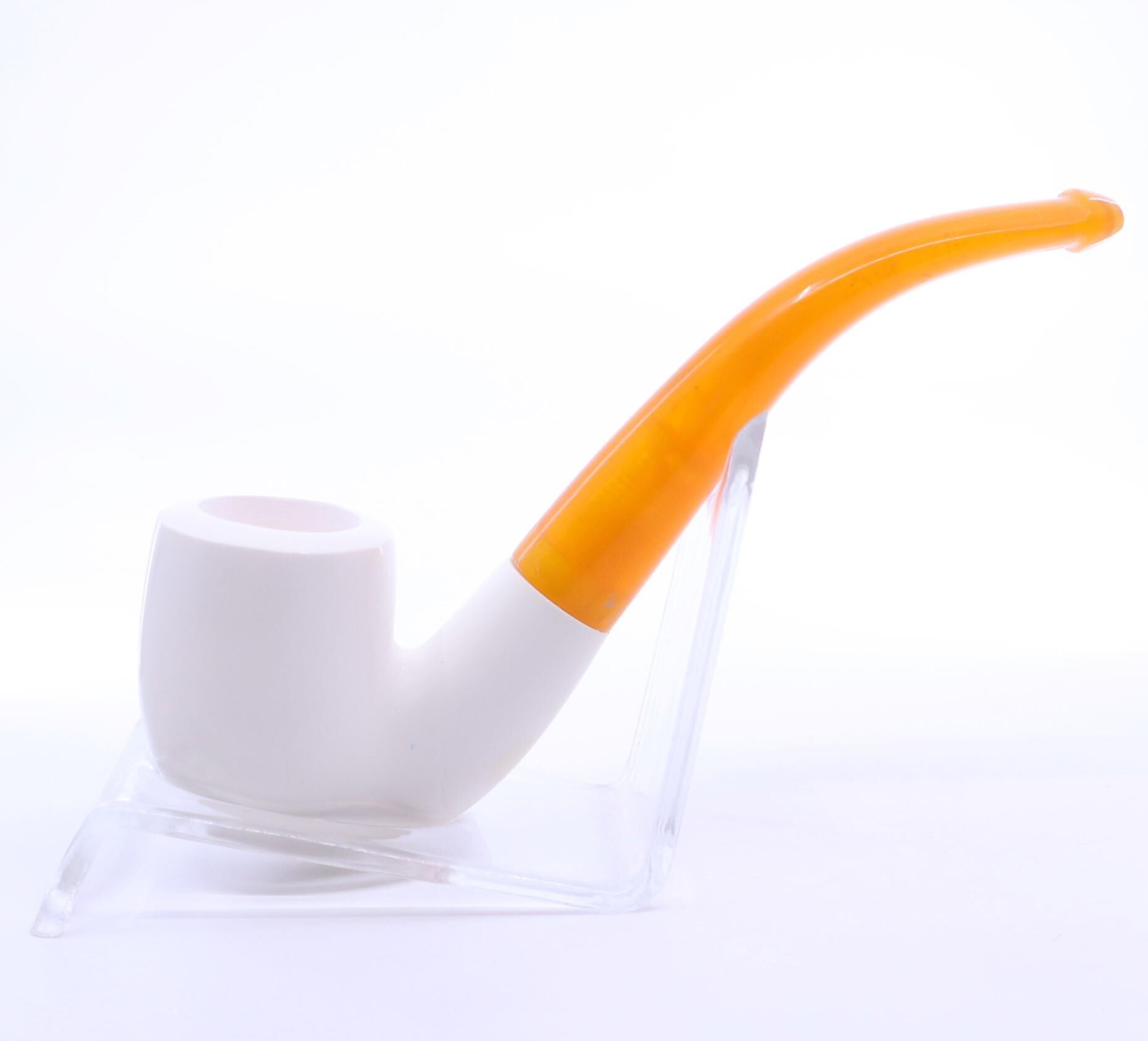 Lületaşı Pipo / Doğal Lületaşı El Yapımı Özel Kutulu 017