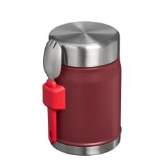 Stanley Klasik Paslanmaz Çelik Yemek Termosu Kaşıklı 0,40 LT - Cranberry