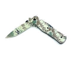 8 Bit Kamuflaj Desenli Paslanmaz Çelik Katlanabilir Çakı