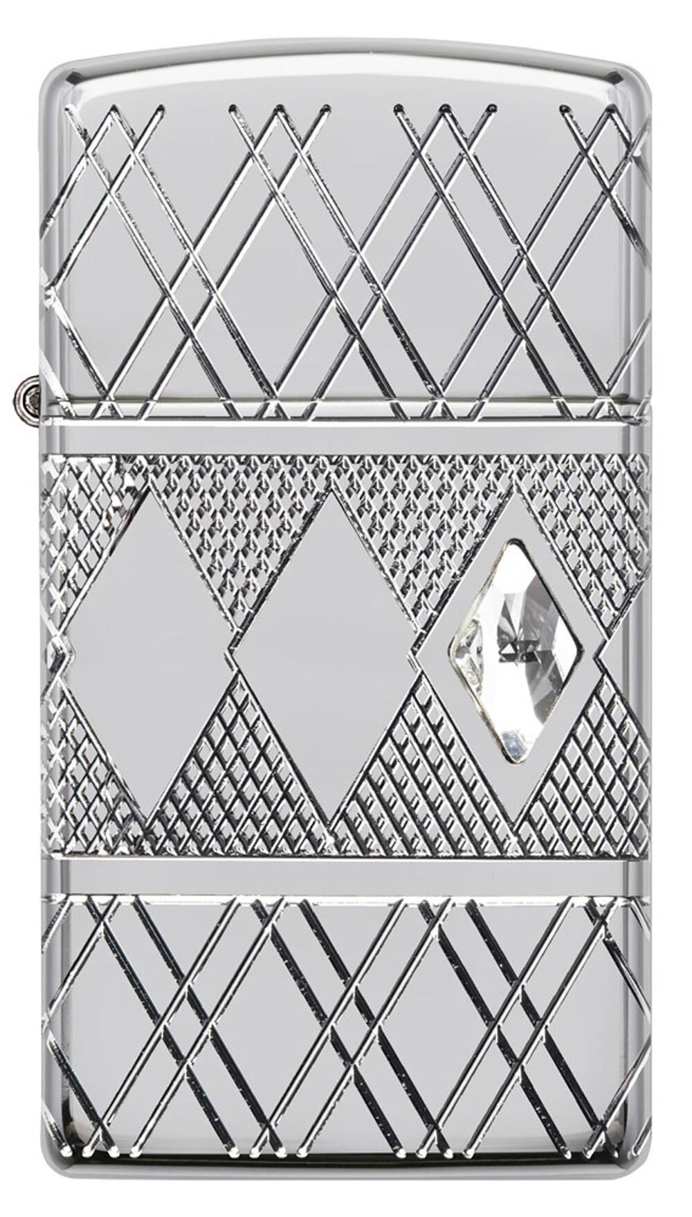 Zippo Diamond Pattern Design Slim Çakmak