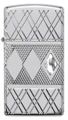 Zippo Diamond Pattern Design Slim Çakmak