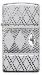 Zippo Diamond Pattern Design Slim Çakmak
